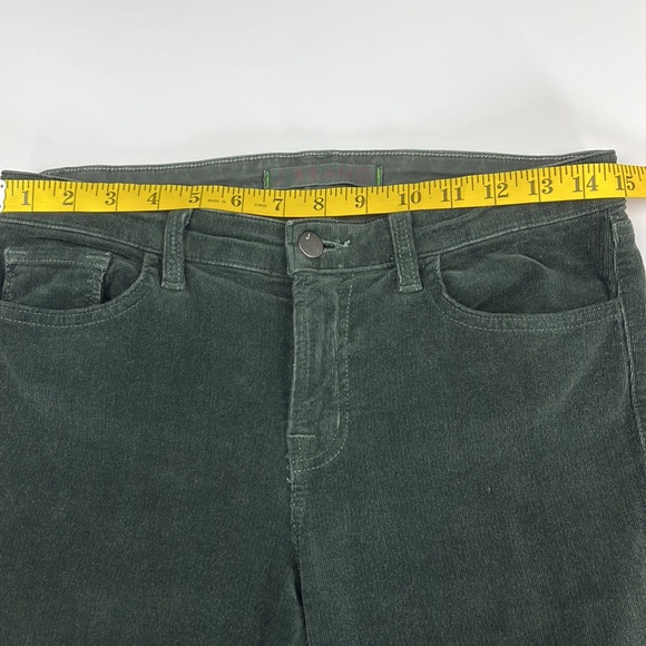 J Brand Skinny Leg Mid-Rise Micro-Cords in Conifer (dark green), W29 L29 - Picture 11 of 15